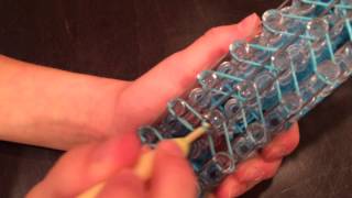 Rainbow Loom Bow Tie Stitch [upl. by Eedyaj]