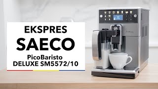 Saeco PicoBaristo Deluxe SM557210  dane techniczne  RTV EURO AGD [upl. by Ahsinar]