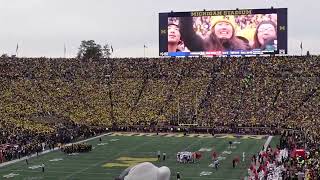 110000 PEOPLE SINGING MR BRIGHTSIDE AT MICHIGAN STADIUM VS OHIO STATE [upl. by Eissert]