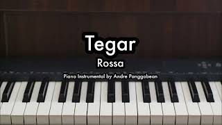 Tegar  Rossa  Piano Karaoke by Andre Panggabean [upl. by Ladd845]