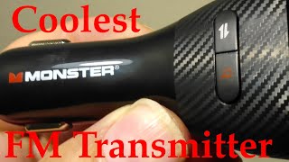 Monster Bluetooth FM Transmitter with 20W Car Charger  Skywind007 transmisor FM telefono radio [upl. by Lohrman734]