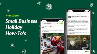 Nextdoor Small Business Webinar Holiday HowTos [upl. by Ellezig]