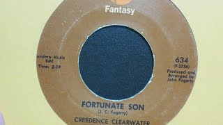 Fortunate Son  Creedence Clearwater Revival  Fantasy Records 634 [upl. by Amimej]