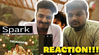 SPARK LYRIC VIDEO REACT  Thalapathyvijay GOAT [upl. by Wailoo]