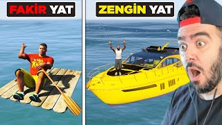 FRANKLIN DÜNYANIN EN BÜYÜK ZENGIN YATINI YAPTI  GTA 5 MODS [upl. by Reemas]