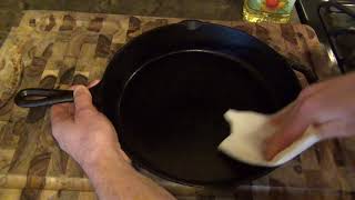 How to Season a Cast Iron Pan [upl. by Kenyon]