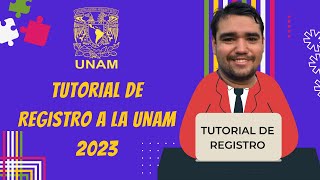 TUTORIALde registro a la UNAM 2023 [upl. by Malissa622]