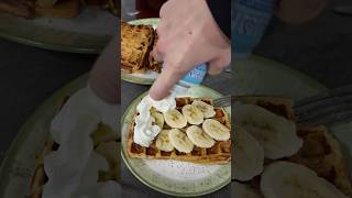 Вафлі 🔥😍waffles waffle recipeshorts recipe рецепты вафлирецепт вафли [upl. by Ellehs229]