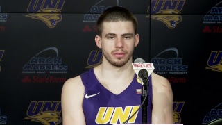 Arch Madness Game 9 PressConference  Northern Iowa [upl. by Demy]