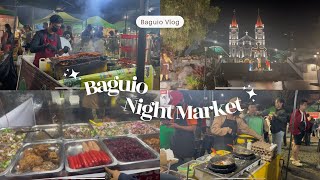 Baguio Night Market🥟🍡🌯 [upl. by Aikemot656]