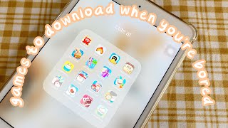 games to download when you’re bored cute amp fun 👾🌸✨  2021 edition [upl. by Kosak746]