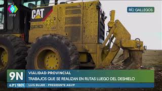 🚧 Vialidad Provincial trabajos que se realizan en rutas luego del deshielo [upl. by Eleanora52]