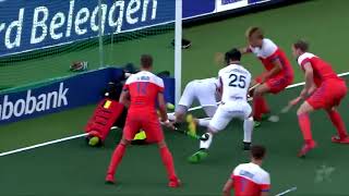 Belgium v Netherlands Mens Rabo EuroHockey Championships Match Highlights [upl. by Noloc]