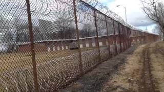 Running along womens prison fence Framingham MA [upl. by Ayoral]