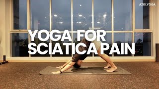 PUNYA SCIATICA PAIN 10 MENIT YOGA UNTUK SCIATICA PAIN [upl. by Ayotaj728]