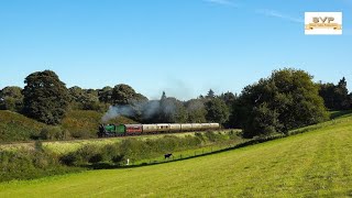 Severn Valley Railway  6960 Raveningham Hall at Eardington [upl. by Cilo]