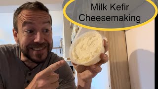 Making milk kefir cheese What is milk kefir cheese How does milk kefir work [upl. by Assilana]