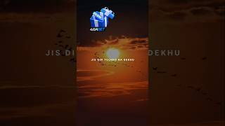 Jis Din Tujhko Na Dekhu  Aesthetic Lyrics Status  Slowed And Reverb Song shorts status lyrics [upl. by Kaile]