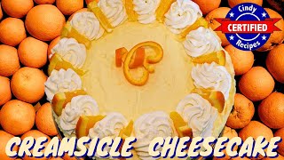 Orange Creamsicle Cheesecake SO DREAMY [upl. by Yajnas900]