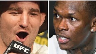 Israel Adesanya REACTS to Sean Strickland Getting NEXT TITLE SHOT [upl. by Chong]