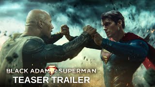 Black Adam V Superman Dawn of Justice 2  Teaser Trailer  Dwayne Johnson Henry Cavill [upl. by Nevar]