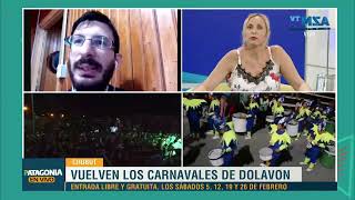 Hoy comienza la primera jornada de los Carnavales 2022 de Dolavon [upl. by Norwood]