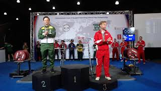 Medal Ceremony Commonwealth Classic Open Men 74kg [upl. by Eiryt577]