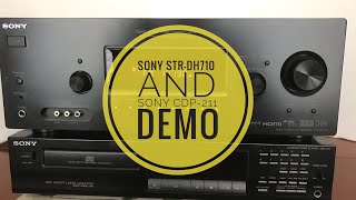 Sony STRDG710 and CDP211 AV Components video 64 [upl. by Niuqaoj]