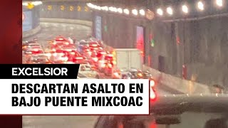 ¿Asalto masivo en bajo puente Río MixcoacInsurgentes [upl. by Hayotal796]