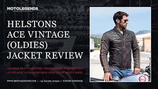 Helstons Ace Vintage jacket Oldies jacket review [upl. by Kerk]