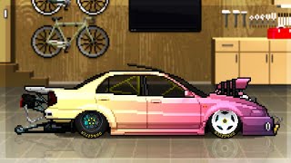 TOP TEN DRAG BUILDS  PIXEL CAR RACER [upl. by Abihsat939]