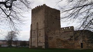 PORTCHESTER CASTLE  PORTUS ADURNI  ROMAN SHORE FORT AND NORMAN KEEP 19th MARCH 2023 [upl. by Alyaj]