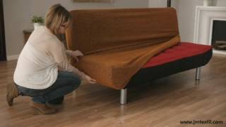 How to Put a Click Clack Sofa Cover [upl. by Aitital]