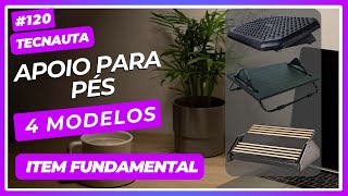 Apoio para pés Ergonômico  Qual o melhor apoio para pés Testei os 4 modelos mais vendidos [upl. by Nea]