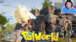 I CATCH MY FIRST POKEMON  Palworld Gameplay 2 [upl. by Netfa]