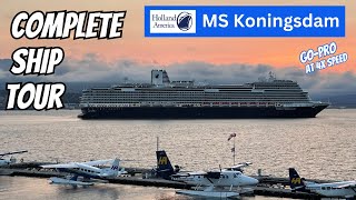 HALs KONINGSDAM SHIP TOUR Timelapsed  cruise hollandamerica cruisevlog [upl. by Ellicott652]