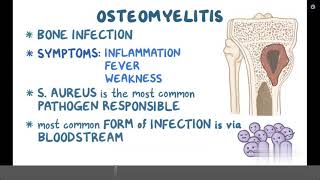 Osteomyelitis  Causes Symptoms Diagnosis amp Treatment Pathology [upl. by Ellennad893]