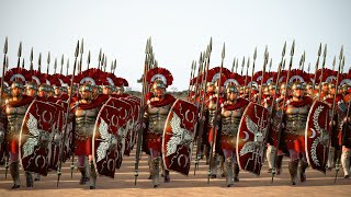 1600 Ugrian Headhunter Vs 3200 Centurion Triarii  Total War Rome 2 [upl. by Boucher]