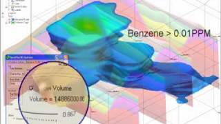 RockWorks Intro  Contaminant Plume Modeling [upl. by Nylear]