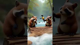 Squirrel Bomb blast squirrel funny bombkidsstory viralshortsfactscartoon animation cute [upl. by Winfield]