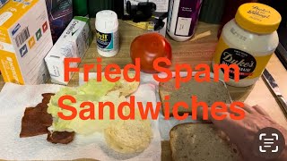 “Fried Spam Sandwiches” Better than bacon [upl. by Aibonez]