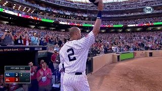 Derek Jeter gets two hits in final AllStar Game in 2014 [upl. by Ydnor]