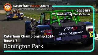 2024 Caterham Championship  Round 7  Donington National [upl. by Eniawed820]