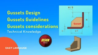 Gusset Plastic Feature  Gusset Design  Gussets Guidelines  Gussets Consideration [upl. by Ahsanat]