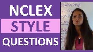 How to Answer NCLEX Style Questions for NCLEXRN amp Nursing School Exams [upl. by Kerat]