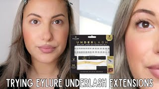 EYLURE Underlash Salon Lash Extension Kit Try On [upl. by Jeddy251]