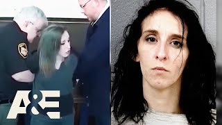 Judge Tells Entitled Defendant to Be Quiet Throws Her in Jail  Court Cam  AampE [upl. by Amando570]