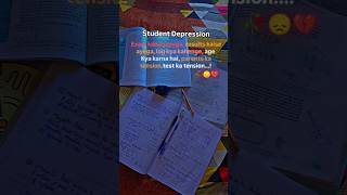 Student depression 😞🥀😔 shorts viralshorts trendingshorts success mindset motivation study [upl. by Dryfoos]