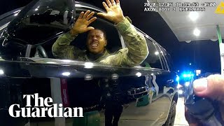 Black army officer peppersprayed by police during traffic stop in December 2020 [upl. by Imat]