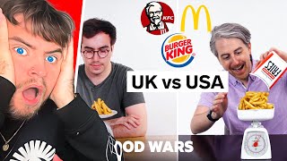 US vs UK Portion Size Differences [upl. by Valsimot]